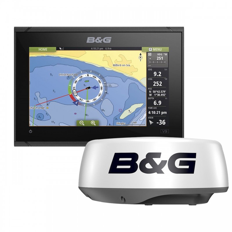 B&G – Vulcan 9 Radar Bundle – With HALO20 Radar