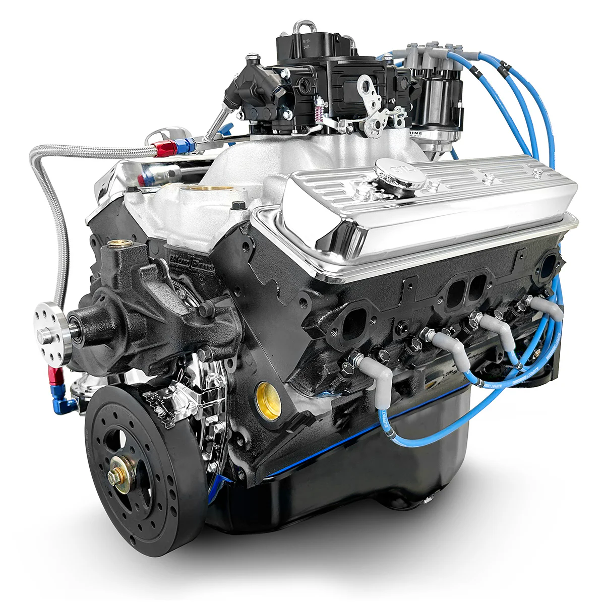 GM Marine Small Block Compatible 350 c.i. Engine - 350 Horsepower - Base Dressed - Carbureted