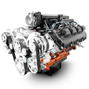 Chrysler Hemi Compatible 426 c.i. ProSeries Engine - 610 Horsepower - Deluxe Dressed with Polished Pulley Kit - Fuel Injected