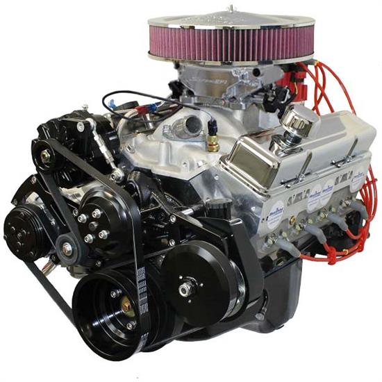 BluePrint BP3505CTFK 350 Crate Engine Longblock, Injection, Black