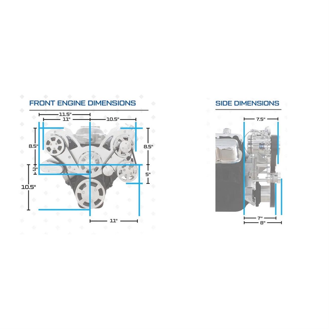 BluePrint BP454CTCK 454 Cruiser Crate Engine, Dressed, Polished - Image 7