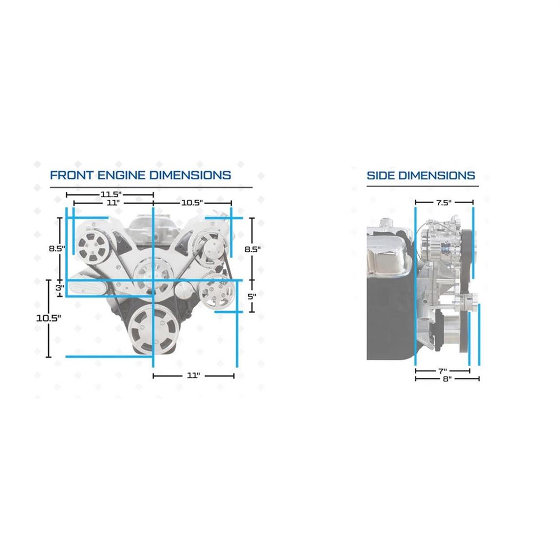 BluePrint BP454CTFK 454 Cruiser Crate Engine, Injection, Polished - Image 7