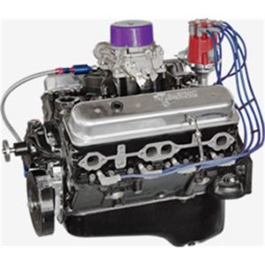 BluePrint MBP3550CTC GM 355 Dressed Marine Engine, Cast Iron Vortec Heads