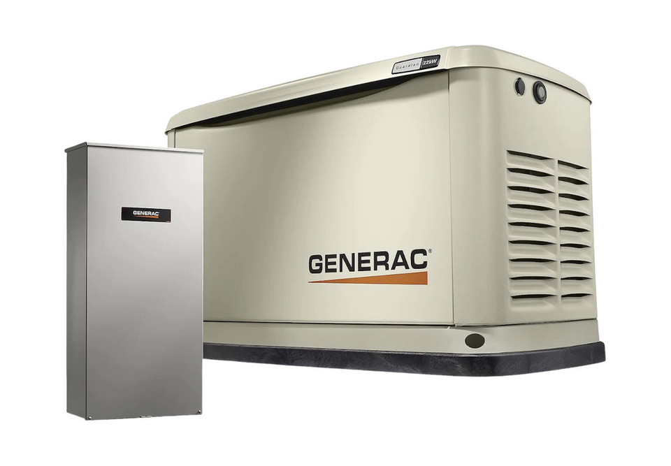 Generac 14kW Whole House Generator with 200-Amp Automatic Transfer ...